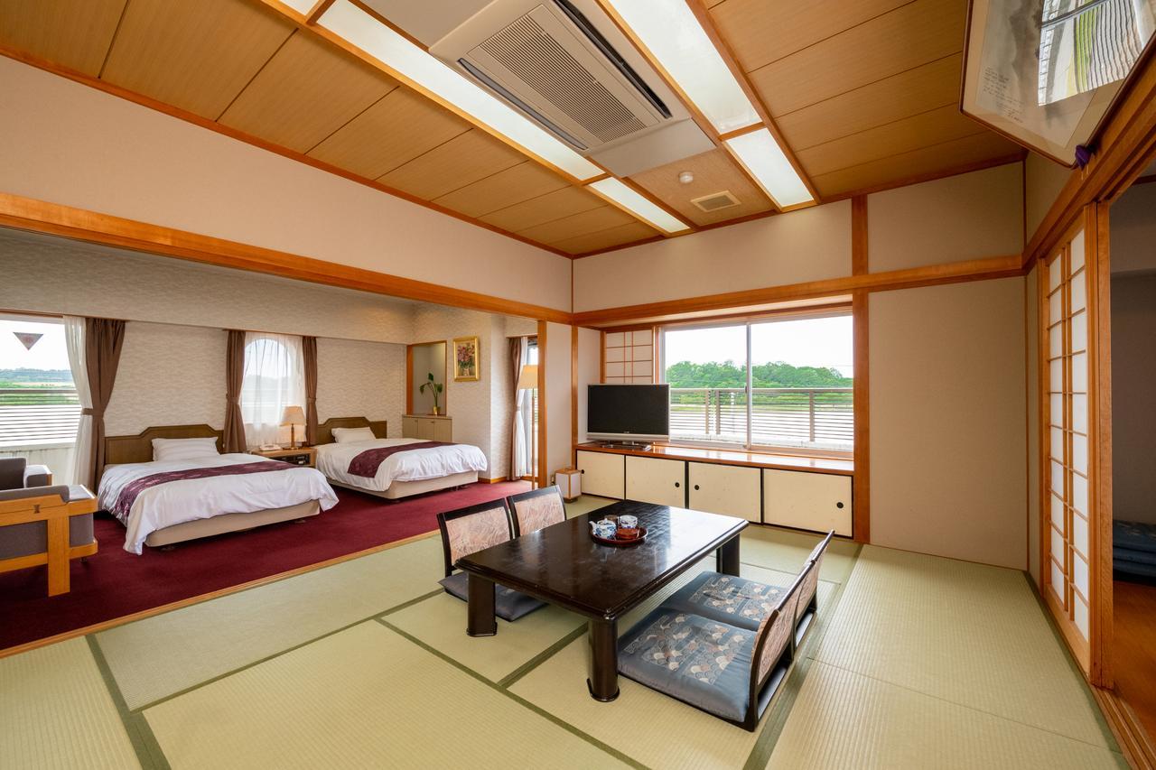 Awara Kitagata Onsen Kohanso Hana Yurari Bagian luar foto